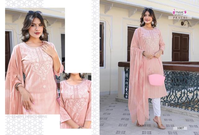 Mystic9 prachi vol 1 wholesale rate designer kurti